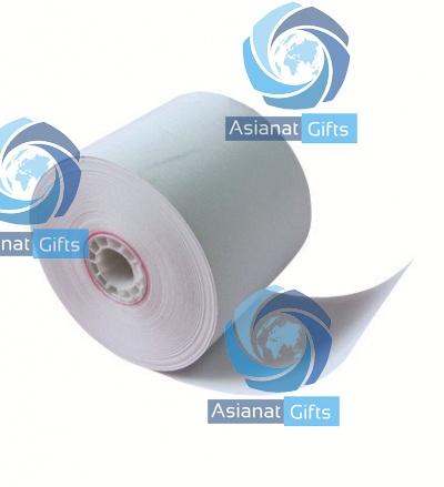 2 1/4” x 185′ Thermal Paper Roll White Flute Core