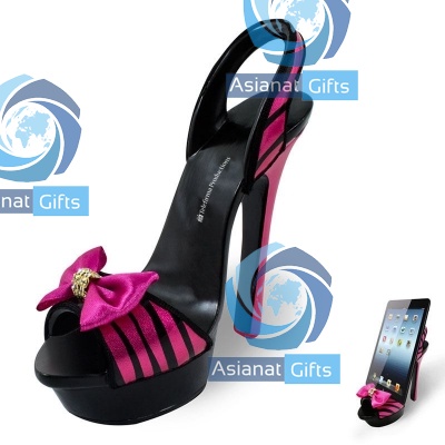 Phone Stand - Pink Zebra Sandal