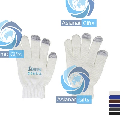 Touchscreen Acrylic Gloves with Dot Grip