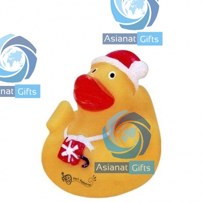 Christmas Rubber Ducky with Gift Box