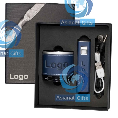 Power Bank &amp; Bluetooth Speaker Gift Set