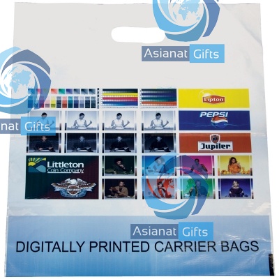 Polythene Patch Handle Carrier Bags